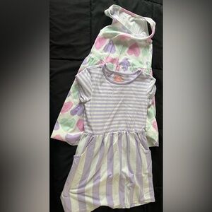 Bundle of 2 H&M sleeveless dress and short sleeve cat&jack dress